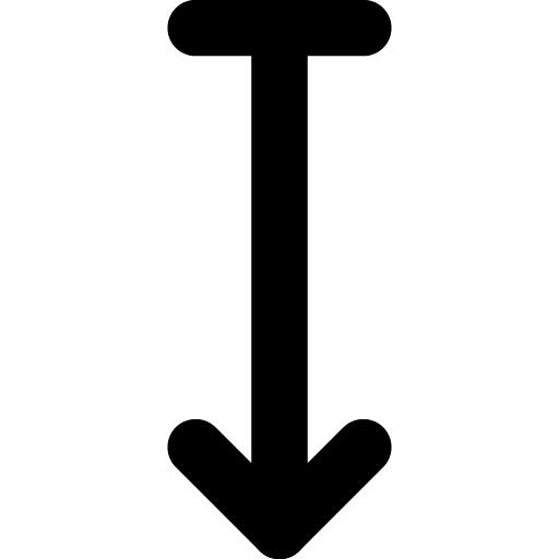 Arrow down bar icon svg png free download