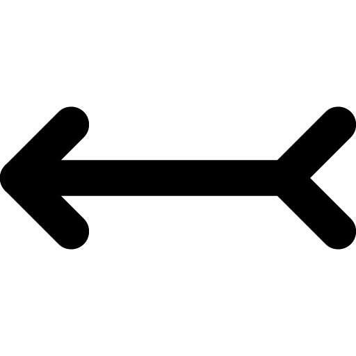 Arrow left tail icon svg png free download