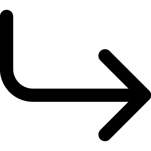 Arrow return right icon svg png free download