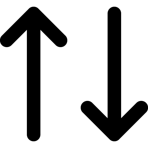 Arrow up down icon svg png free download - 3