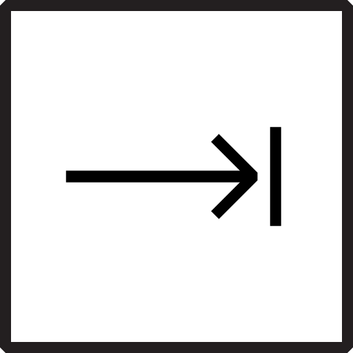 arrows keyboard tab icon