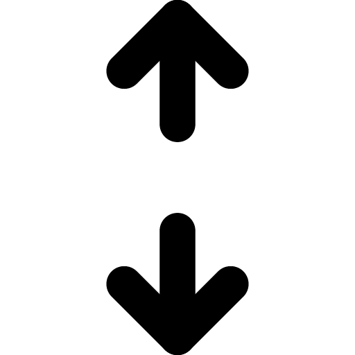 Arrows move vertical icon svg png free download