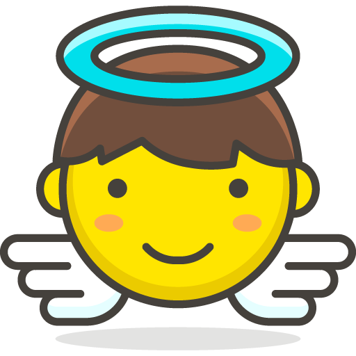 Baby angel icon svg png free download