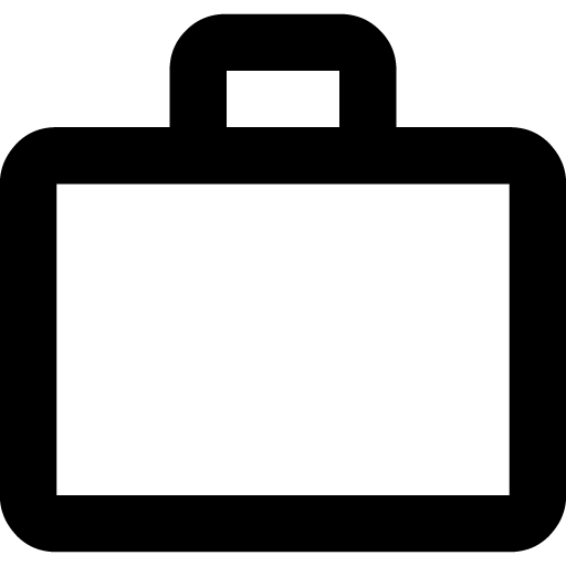 Briefcase outline icon svg png free download 3