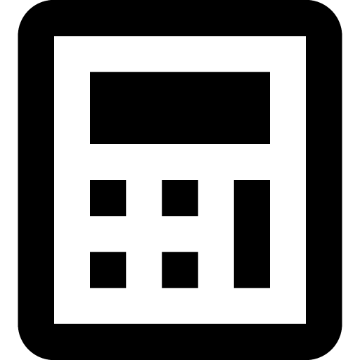 Calculator icon svg png free download 23