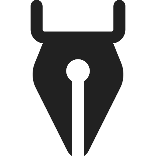 Calligraphy pen icon svg png free download