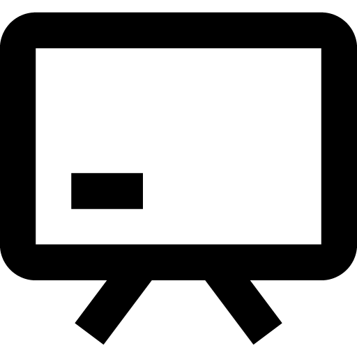 Chalkboard teacher icon svg png free download 3