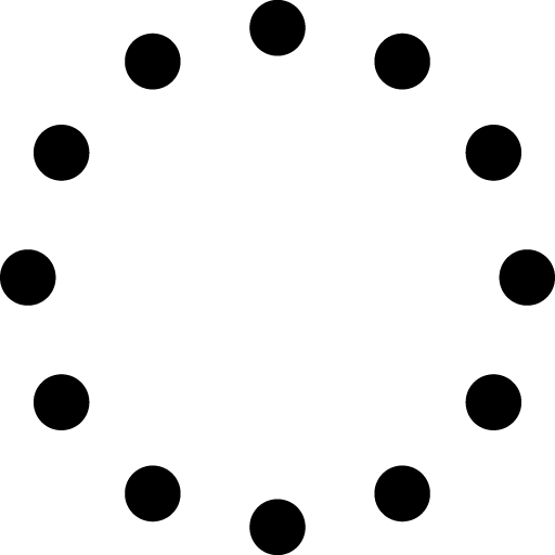 Circle dotted icon svg png free download