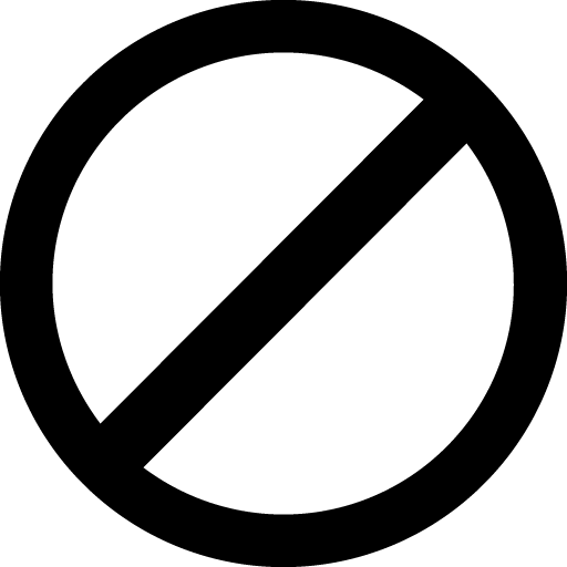 Circle slash icon svg png free download