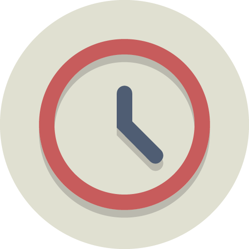 Clock icon svg png free download - 2