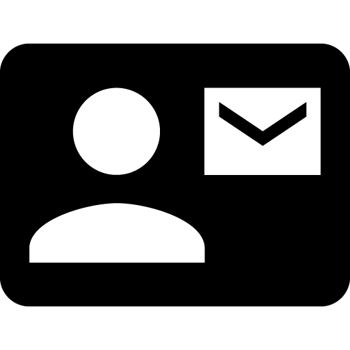 Contact mail icon svg png free download