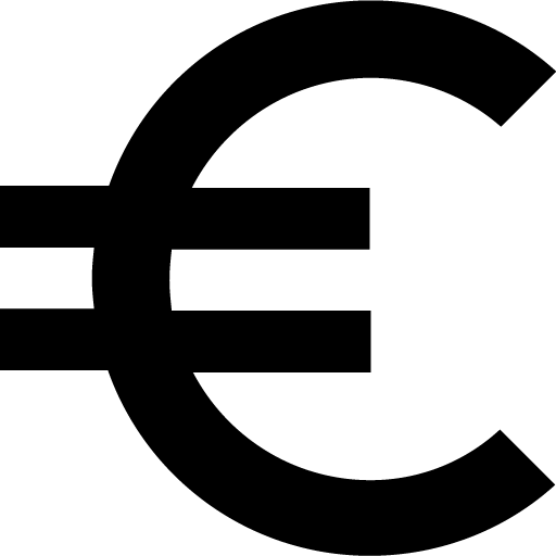 Euro symbol icon svg png free download