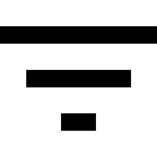 filter list icon vector