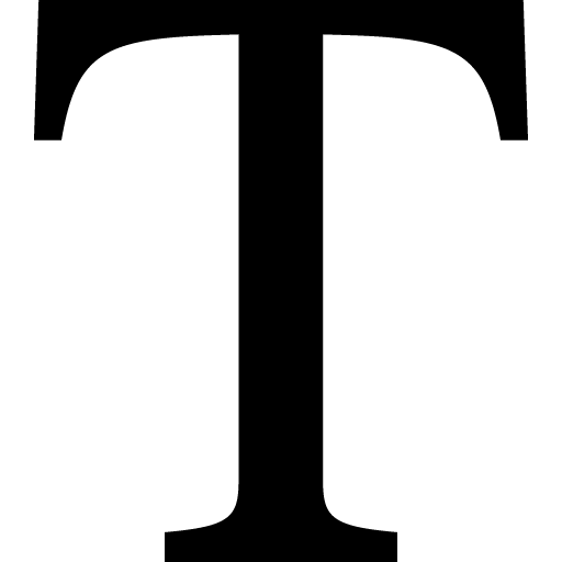 Fonts icon svg png free download