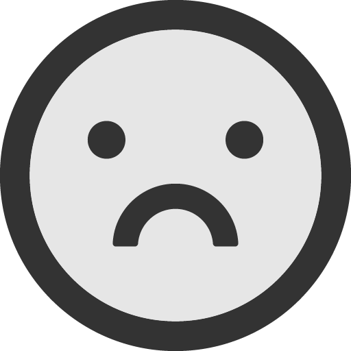 Frown icon svg png free download - 4