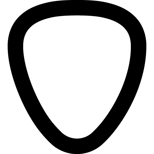 Guitar pick icon svg png free download