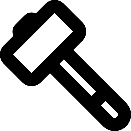 Hammer icon svg png free download 8