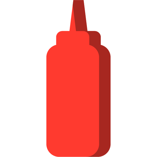 Ketchup bottle icon svg png free download