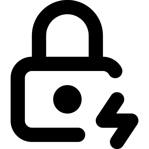 Lock bolt icon svg png free download