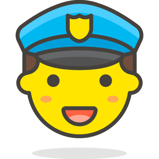 Man police officer icon svg png free download