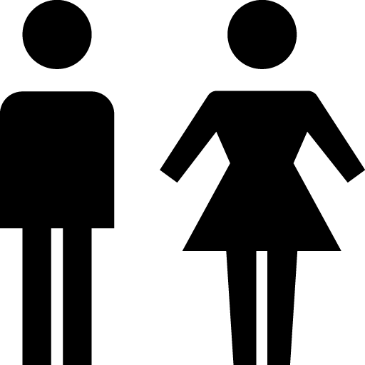 Man woman icon svg png free download