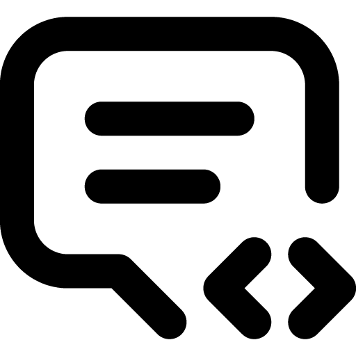 Message 2 code icon svg png free download