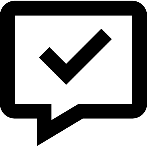 Message check icon svg png free download 3
