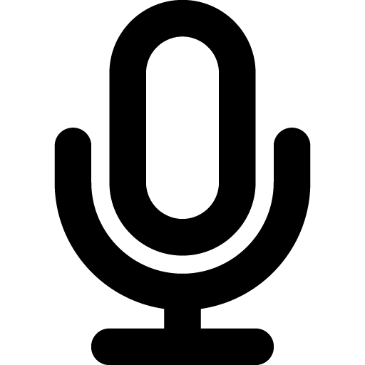 Microphone outline icon svg png free download