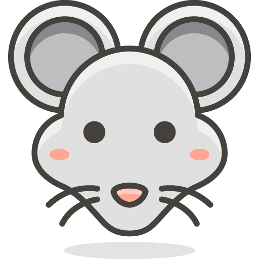 Mouse face icon svg png free download