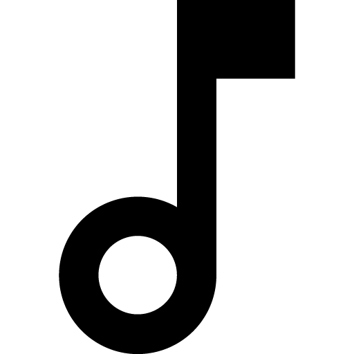 music note outline Download free icon