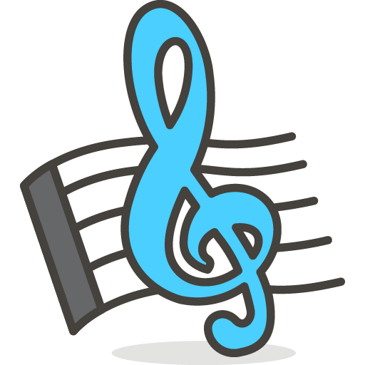 Musical score icon svg png free download