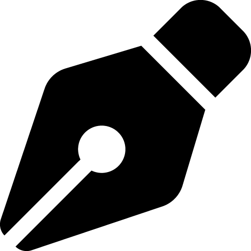 Pen nib icon svg png free download - 3