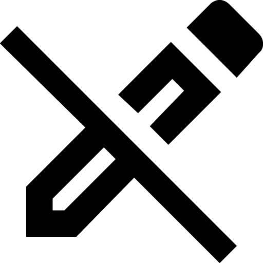 Pencil off outline icon svg png free download