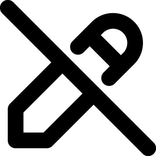 Pencil off icon svg png free download