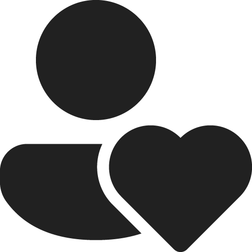 Person heart icon svg png free download