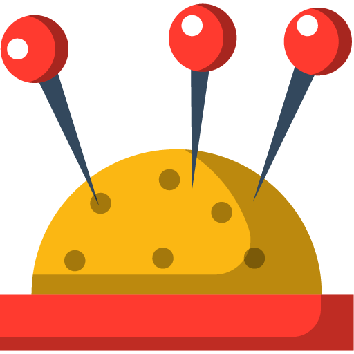 Pin cushion icon svg png free download