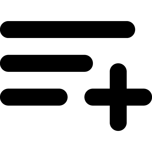 Playlist add icon svg png free download - 4