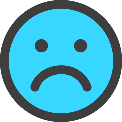 Sad face icon svg png free download