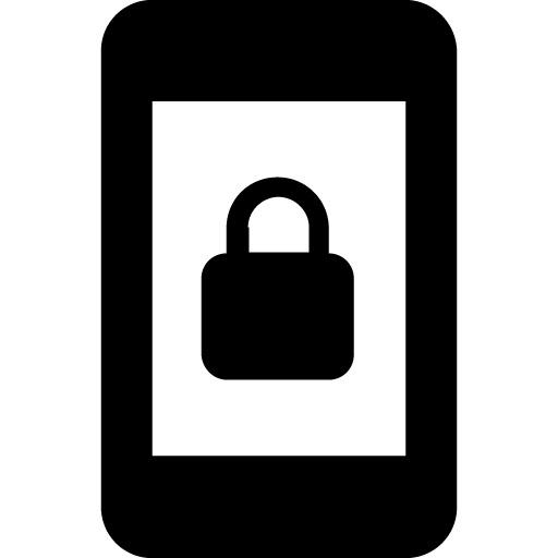 Screen lock portrait icon svg png free download