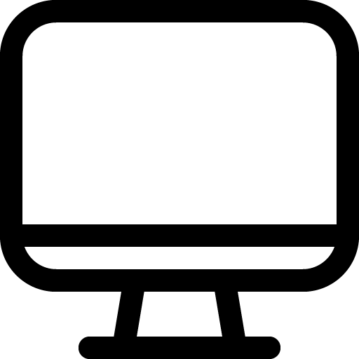 Screen icon svg png free download - 6