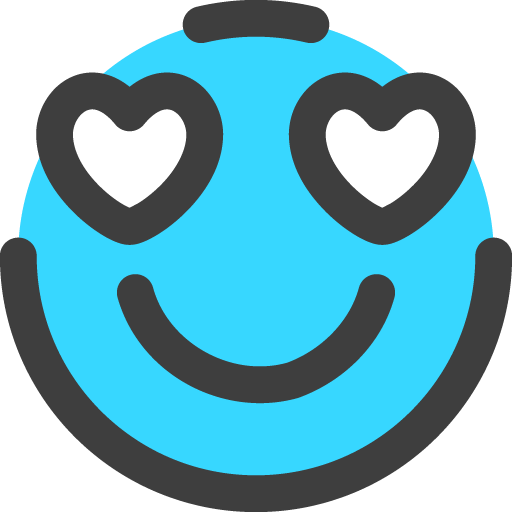 Smiley in love icon svg png free download