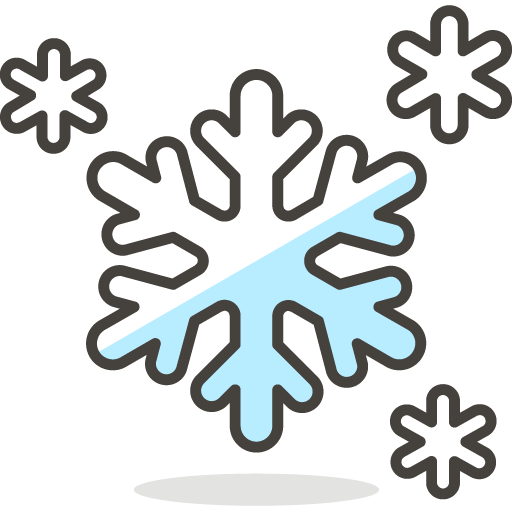 Snowflake icon svg png free download - 7