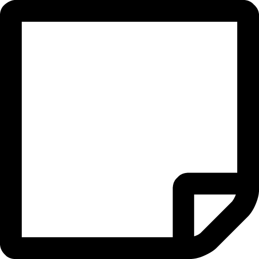 Sticky note outlined icon svg png free download