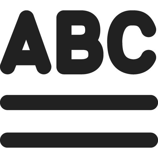 Text underline double icon svg png free download