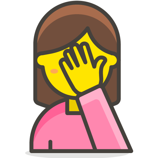 Woman Facepalming Icon Svg Png Free Download 1273